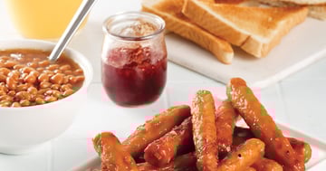 Saucisses Déjeuner au Four