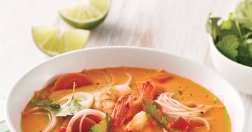 Soupe Thaïe aux Crevettes à la Mijoteuse