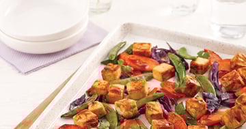 Tofu Teriyaki sur la Plaque