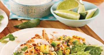 Wrap au Poisson à Saveur Hawaïenne