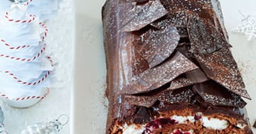Bûche de Noël Forêt-Noire