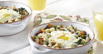 CASSOLETTE-DÉJEUNER À LA FLORENTINE