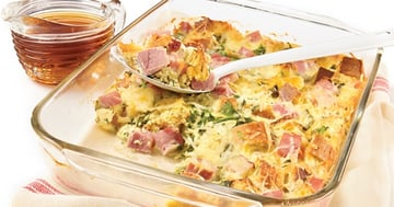 Casserole Déjeuner au Jambon et au Fromage OKA