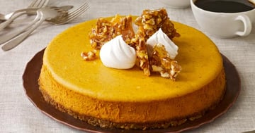 Gâteau au Fromage Praliné à la Citrouille