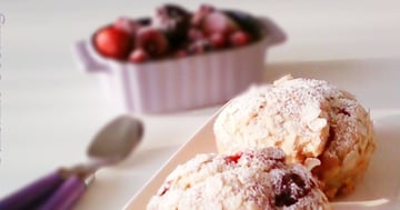 Muffins Lait d'amandes et Fruits de Bois