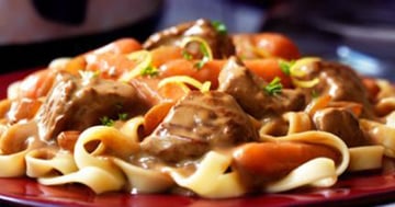 Ragoût Onctueux aux Champignons à la Bourguignonne