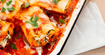 Roulades de Lasagne aux Épinards