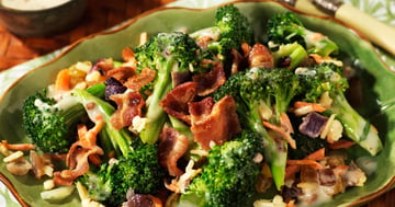 Salade Crémeuse au Bacon et au Brocoli