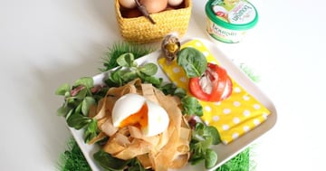 Salade façon Nid de Pâques et son Petit Panier Boursin®