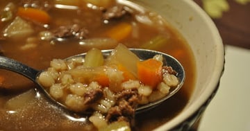 Soupe à l'Orge et au Boeuf