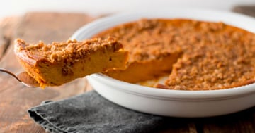 Tarte Sans Croûte à la Citrouille