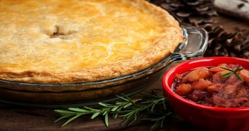 Tourtière de Noël Québécois Région de Rimouski