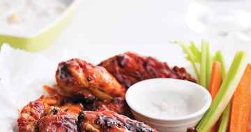Ailes et Pilons de Poulet Sauce Barbecue à L'érable