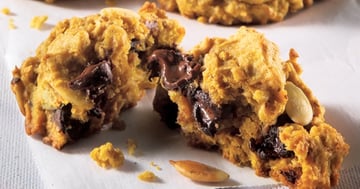 Biscuits à la Citrouille et aux Pépites de Chocolat Noir