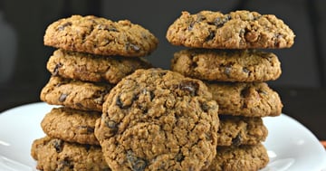 Biscuits à la Mélasse, Avoine, Chocolat et Raisin
