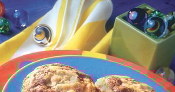 Biscuits au Gruau Marbrés aux Brisures de Chocolat