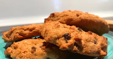Biscuits aux Flocons D’avoine et aux Raisins Secs