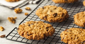 Biscuits Maison à L'avoine et aux Raisins Secs