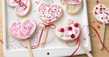 Biscuits Sucettes de la Saint-Valentin