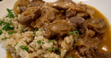 Boeuf Stroganoff à la Québécoise