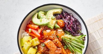 Bols Poké au Saumon et à L’érable