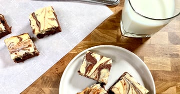 Brownies Marbrés au Gâteau au Fromage