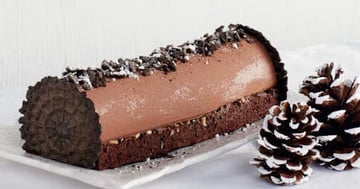 Bûche Gourmande de Noël au Chocolat