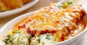 Cannelloni aux Épinards et à la Ricotta