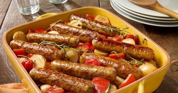Casserole de Légumes et de Saucisses Pur Porc