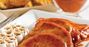 Côtelettes de Porc Érable et Ail