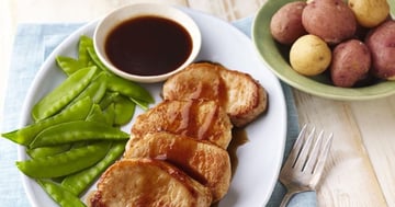 Côtelettes de Porc Glacées à L'érable et au Balsamique