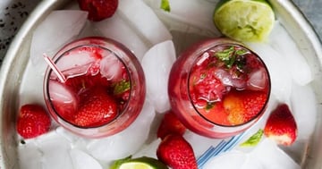 Cocktail Mojito Fraise