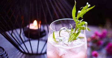 Cocktail Rosey Fizz