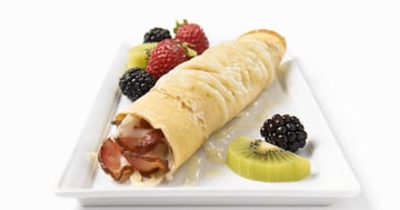 Crêpes au Bacon et Cheddar