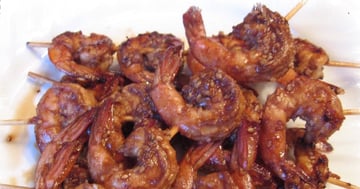 Crevettes Grillées à L'asiatique