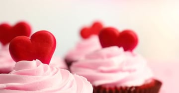 Cupcake Saint-Valentin