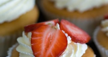 Cupcakes à la Fraise