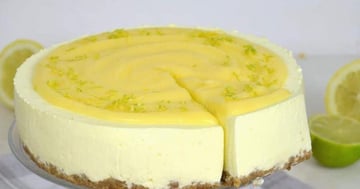 Délicieux Gâteau au Yogourt Citronné Sans Cuisson