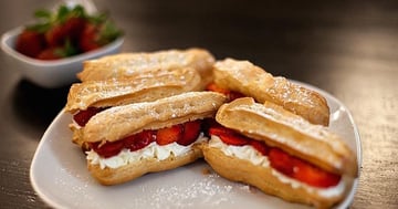 Éclairs Fraises Chantilly