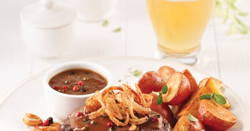 Filet Mignon Sauce au Poivre