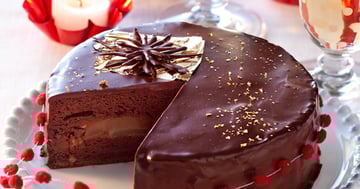 Gâteau au Chocolat  Saint Valentin