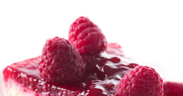 Gâteau au Fromage Facile et Rapide et son Coulis de Framboise