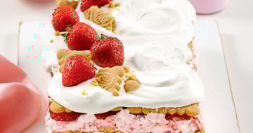 Gâteau aux Fraises et Guimauves