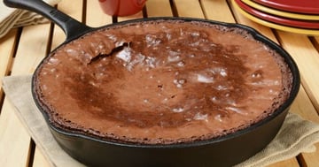 Gâteau Brownie au Chocolat à la Poêle