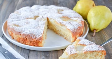Gâteau Moelleux aux Poires