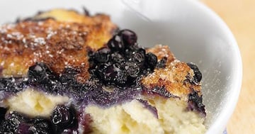 Gâteau-Pouding aux Bleuets