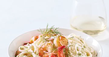 Linguines Alfredo aux Fruits de Mer