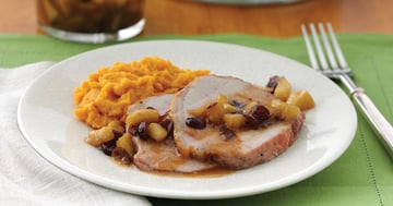 Longe de Porc Rôtie Glacée à L'érable