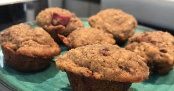 Mini Muffins aux Pommes et de Mûres