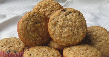 Muffins à L'avoine et aux Raisins de Lucie Boivin
